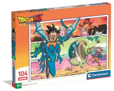 Puzzle pentru copii Clementoni din 104 piese - Personajele din Dragon Ball Daima, opțiunea 1
