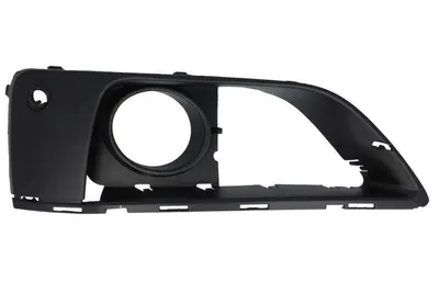 Grila bara fata stanga cu locas lampa ceata, cu locas senzor parcare, plastic, negru, LUXURY potrivit BMW 2 Active Tourer F45, F46, 2 Gran Tourer F46