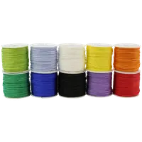 Set 10 bobine snur colorat diam 1.5 mm
