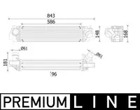 Compresor intercooler potrivit BMW 1 (F40), 2 (F45), 2 GRAN COUPE (F44), 2 GRAN TOURER (F46), 2 GRAN TOURER VAN (F46), X1 (F48), X2 (F39), X2 (U10); MINI (F55), (F56), (F57) 1.5D 2.0 2.0D 09.13-