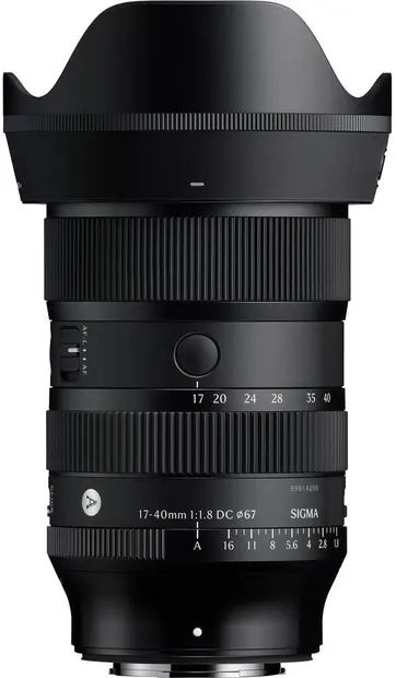 Obiectiv Sigma - 17-40mm, f/1.8 DC Art, Fujifilm X-Mount