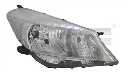 Far dreapta (H4, electric, fara motor, culoare interior: grey) potrivit TOYOTA YARIS XP130 12.10-07.14