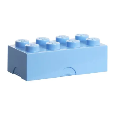 Cutie de depozitare pentru copii albastru-deschis din plastic 20x10x7 cm – LEGO®