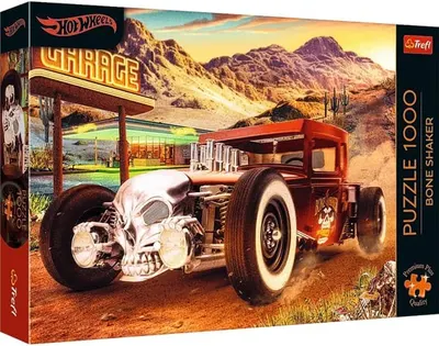 Puzzle Trefl din 1000 piese - Hot Wheels: Bone Shaker