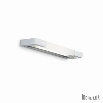 Aplica Cube Mica, 1 neon, dulie T5, L:380 mm, H:30 mm, Aluminiu