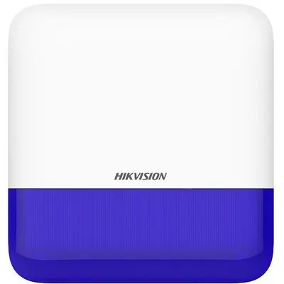 Sirena de exterior wireless AXPRO Hikvision DS-PS1-E-WE-B Blue Indicator