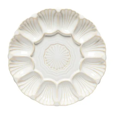 Farfurie albă din gresie ø 25 cm Cristal – Costa Nova