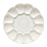Farfurie albă din gresie ø 25 cm Cristal – Costa Nova
