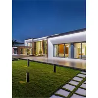 Pitic SASSO Nisipiu Negru Aluminiu & Polycarbonate LED 9 Wat 100-240Volt 374Lm 3000K IP54 Beam Angle 122°