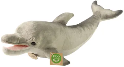 Jucărie de plus Rappa Eco Friends - Delfin, 40 cm