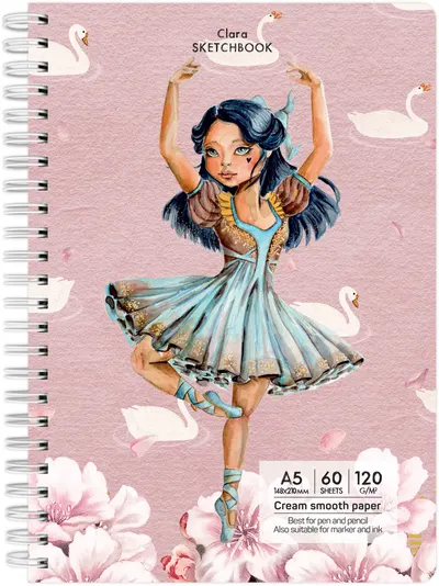 Caiet de schite Drasca Having a Lovely Time - Clara, 60 foi, A5