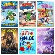 Pachet format din 6 titluri Axel & Beast. Atacul antarctic, Evadarea din Grabbem, Sophia si Clubul Corner Park