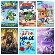 Pachet format din 6 titluri Axel &amp; Beast. Atacul antarctic, Evadarea din Grabbem, Sophia si Clubul Corner Park