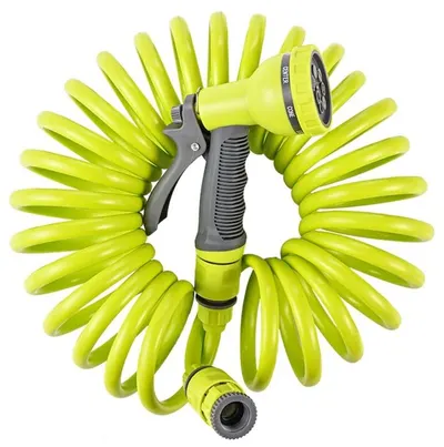 Set furtun spiral Herly – S-line, 7,5 m, cu pistol și conectori