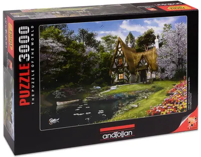 Puzzle Anatolian din 3000 de piese - Casa de langa lac, Dominic Davison