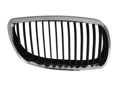 Grila radiator Dreapta potrivit BMW 3 (E92), 3 (E93) 1.6-4.4 2006-2013 pana in 2010 - (crom/negru)