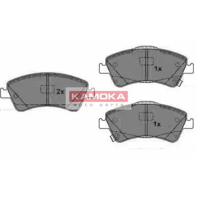 Set placute frana, frana disc KAMOKA JQ1018094