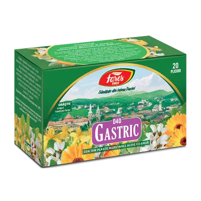 Ceai Gastric, 20 plicuri, Fares