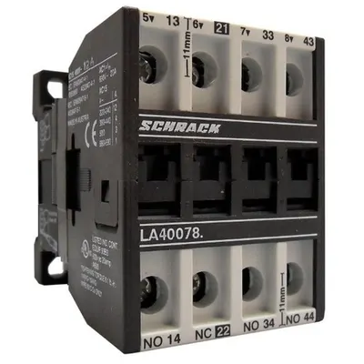Contactor auxiliar 12A, 24VDC AC15, 3ND+1NI