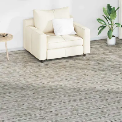 vidaXL Plăci de Pardoseală Stejar Spălat 5,02 m² 36 buc. PVC