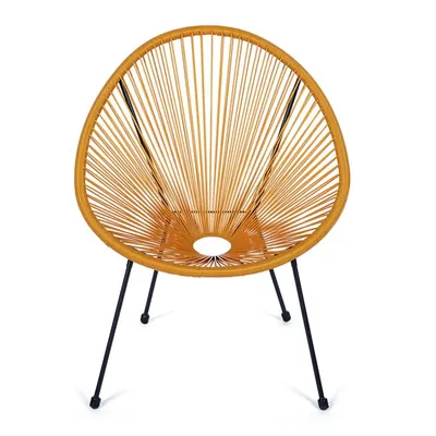 Fotoliu de grădină galben din metal/din plastic Avocado Comfort – Bonami Selection