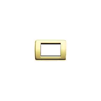 Placa ornament 3 module Rondo Vimar(Idea)metal polished gold
