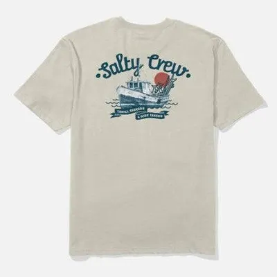 Tricou Salty Crew Hauler Gri
