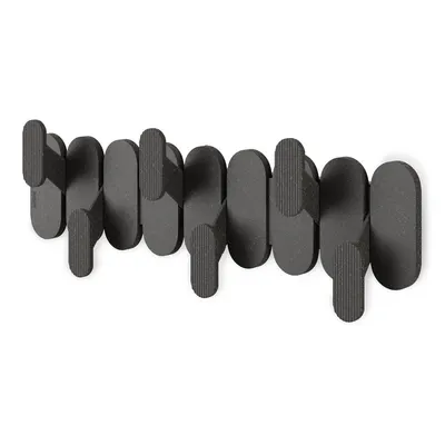 Cuier de perete negru mat din oțel 16 cm Tempo – Umbra