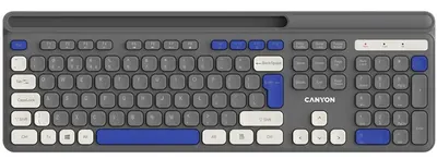 Tastatură Canyon - CNS-HKBW03BG, wireless, Gray