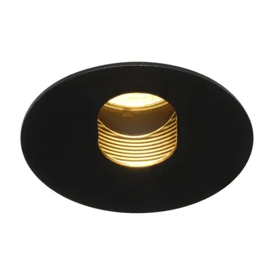 Spot incastrat, H-LIGHT Ceiling lights, black recessed fitting, LED, 2700K, oval, black, 20°, 11,5W, incl. driver, clip spring