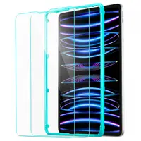Folie de protectie Ecran ESR pentru Apple iPad Air (2022) / Pro 11 (2021) / Air (2020), Sticla Securizata, Full Glue, Set 2 bucati