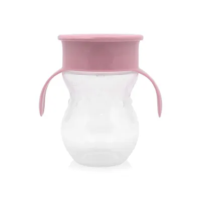 Cana antivarsare 360 cu manere Lorelli Baby Care 270 ml Roz