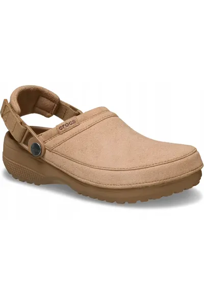 barbati - saboti - Classic Crafted Vegan Suede Clog 211930 - milk chocolate - Maro