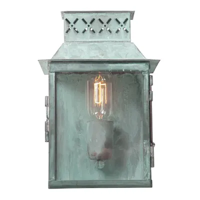 Aplica Lambeth Palace 1 Light Wall Lantern – Verdigris