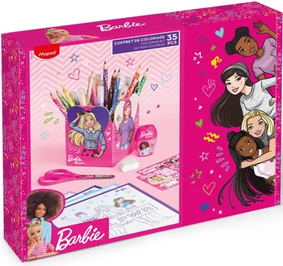 Set de pictură Maped Barbie - 35 piese