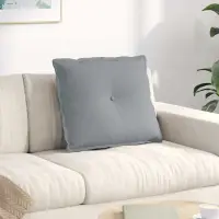vidaXL Perna pentru spate Gri deschis 60 x 19 x 50 cm țesătură