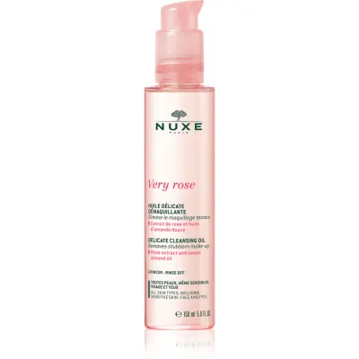 Nuxe Very Rose Delicate Cleansing Oil ulei de curățare blând pentru față și ochi 150 ml