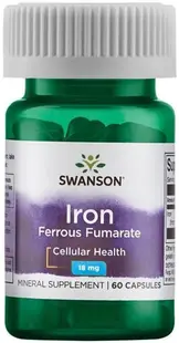 Iron, 18 mg, 60 capsule, Swanson