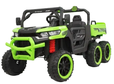 UTV electric pentru 2 copii Kinderauto X-Force 300W 24V premium, culoare verde