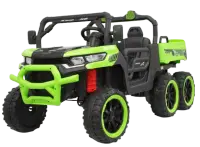 UTV electric pentru 2 copii Kinderauto X-Force 300W 24V premium, culoare verde