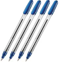 Set de stilouri Corvina Teknoball - 1.0 mm, 4 bucăți, albastru
