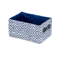 Coș de depozitare pentru baie din material textil 23,5x16x12 cm Enzo – Compactor