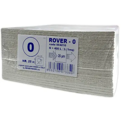 Set 25 placi filtrante Rover 0 20x20, filtrare vin grosiera (vin foarte tulbure) - Default Title