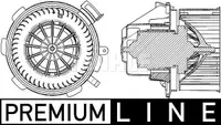 Ventilator habitaclu MERCEDES SPRINTER 3,5-T (906), SPRINTER 3-T (906), SPRINTER 4,6-T (906), SPRINTER 5-T (906) 1.8-3.5 dupa 2006