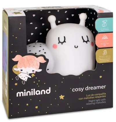 Miniland Lampa de veghe Melc magic muzical Magical