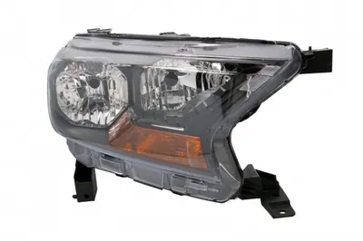 Far dreapta (H15 H7, reglaj electric, mecanic, fundal negru) FORD RANGER 2011-2015