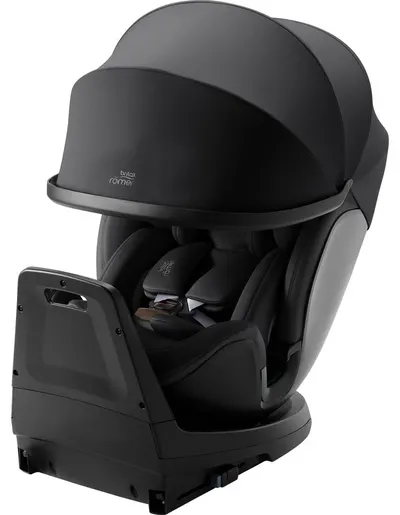 Scaun auto Britax Romer - Swivel-Grow Max Air, 360°, IsoFix, i-Size, 40-125 cm, Onyx Black