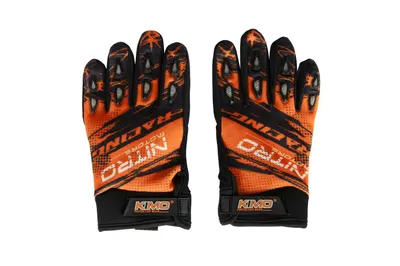 Manusi pentru copii KIMO Racing , culoare Portocaliu