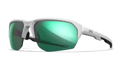 Ochelari tactici Wiley X JAKL CAPTIVATE™ Polarized Green Mirror – Polished White - Default Title