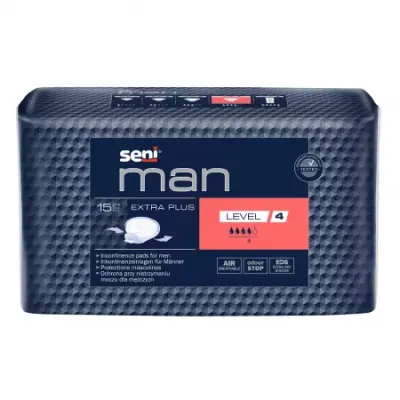 Absorbante urologice Man, Extra Plus, Level 4, Seni | 15 buc